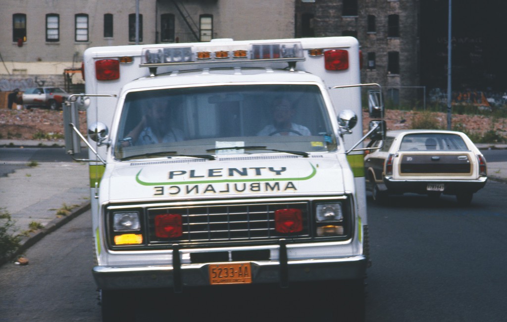 1981, Bronx, Plenty Ambulance Service