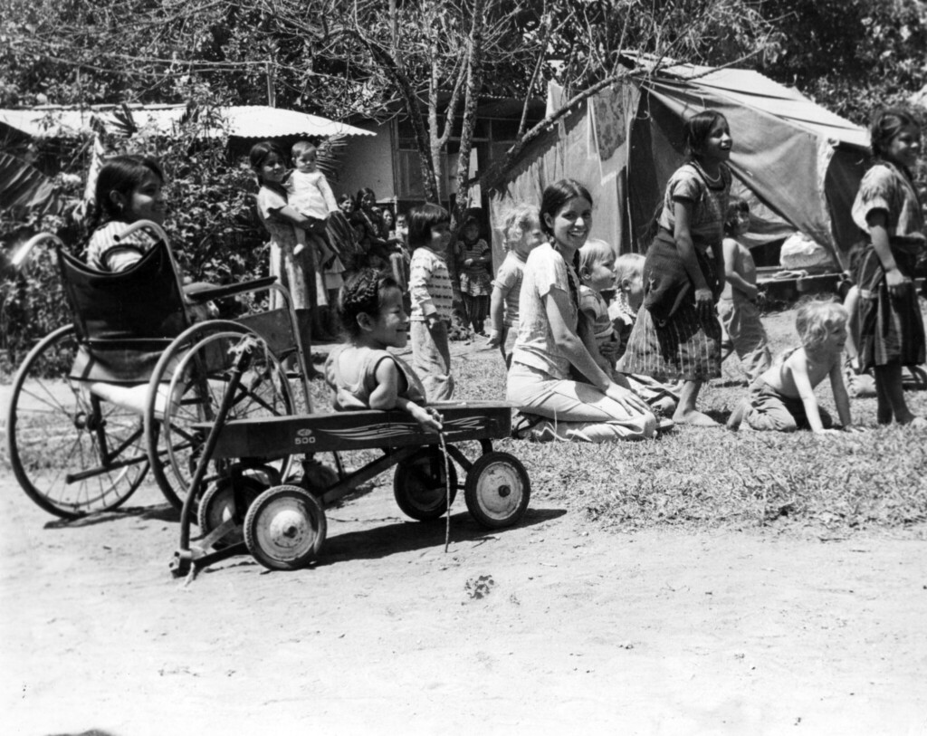 1977, Guatemala, San Andrés Itzapa, Disaster Relief